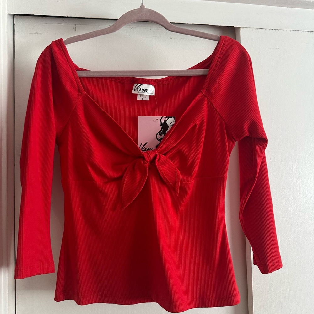NWT Vixen Tie Me Up Top - L - Picture 2 of 5